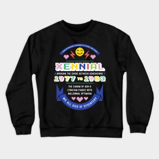 Xennial Color Option Crewneck Sweatshirt